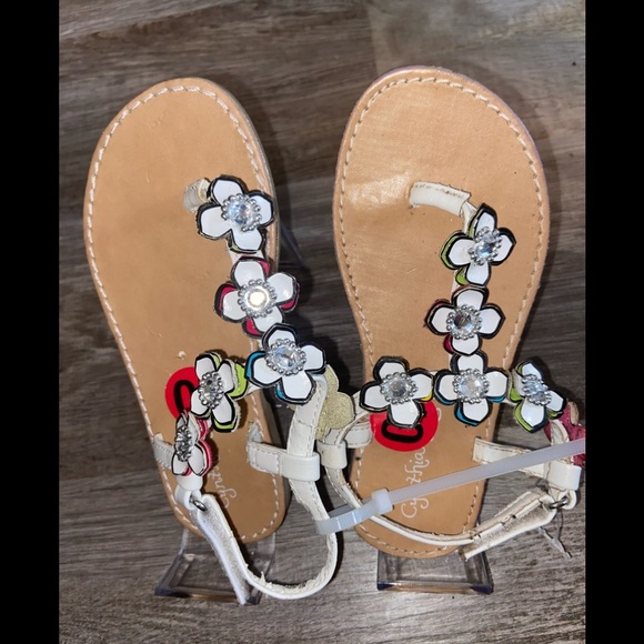 Cynthia Rowley Other - Cynthia Rowley flower sandals for girls size 10